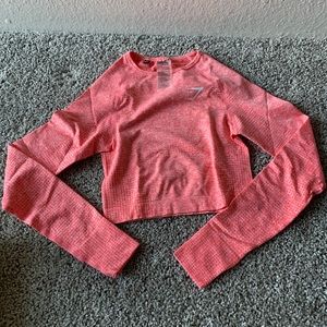 Gymshark long sleeve crop top